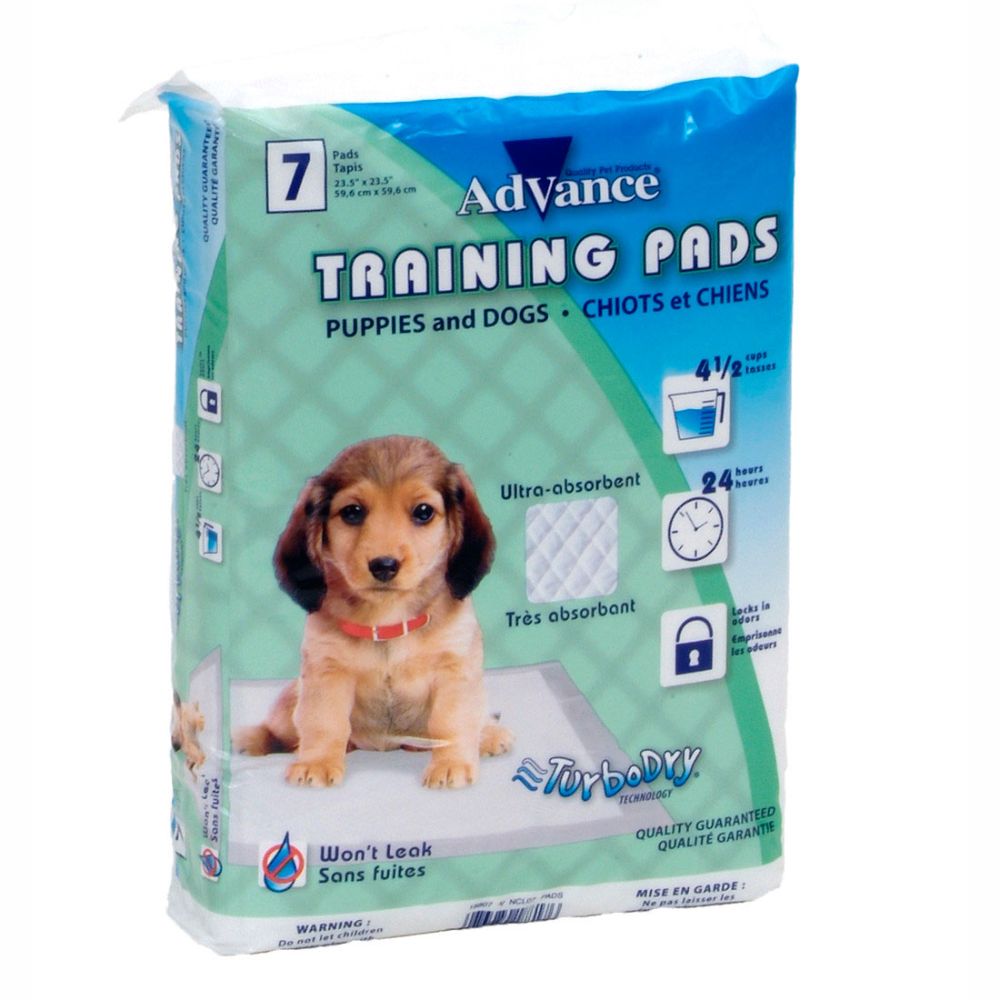 Advance® Dog Training Pads with Turbo Dry® Technology, 23.5" x 23.5" x 7 Pack #COP