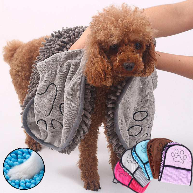 Towels Super Absorbent Dog&Cat Bathrobe Microfiber Bath Towels