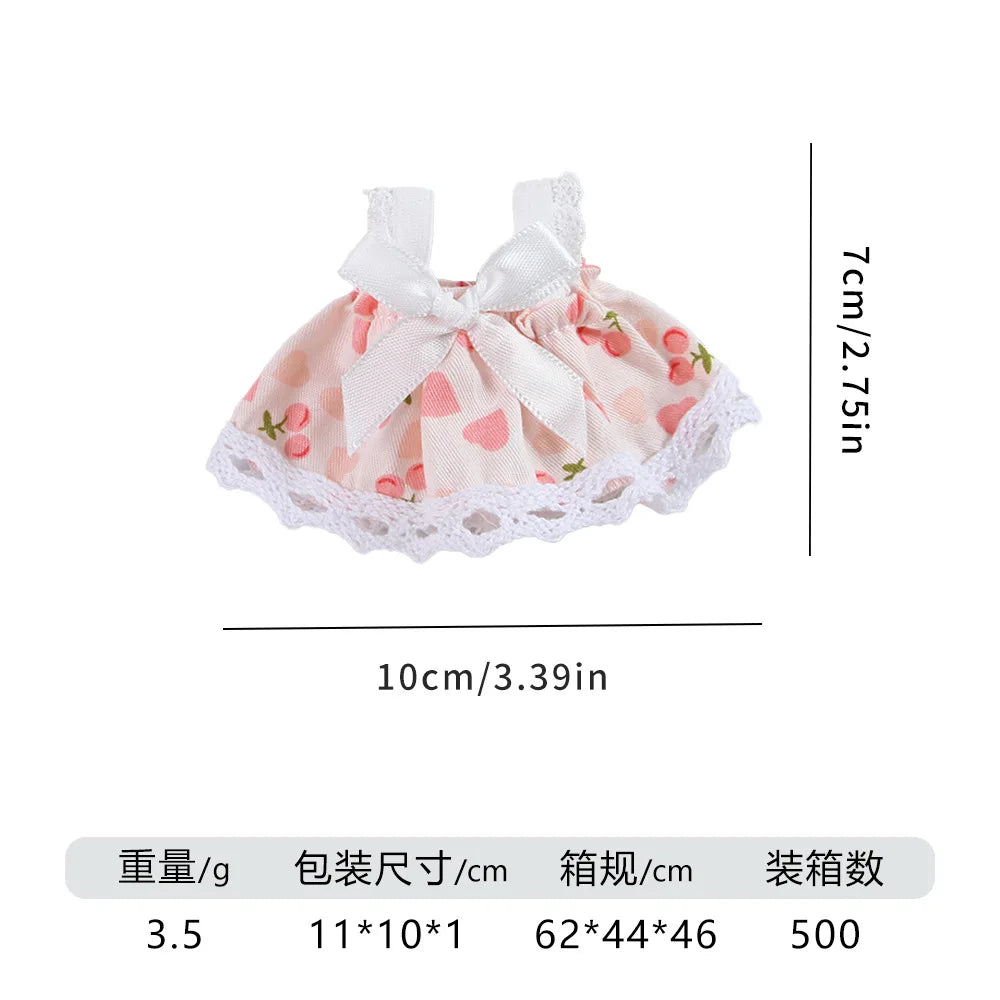 Lovely Handmade Mini Hamster Dress Princess Skirt Bow Coat for Small Pets Soft Coat for Ferrets Hamsters Guinea Pigs