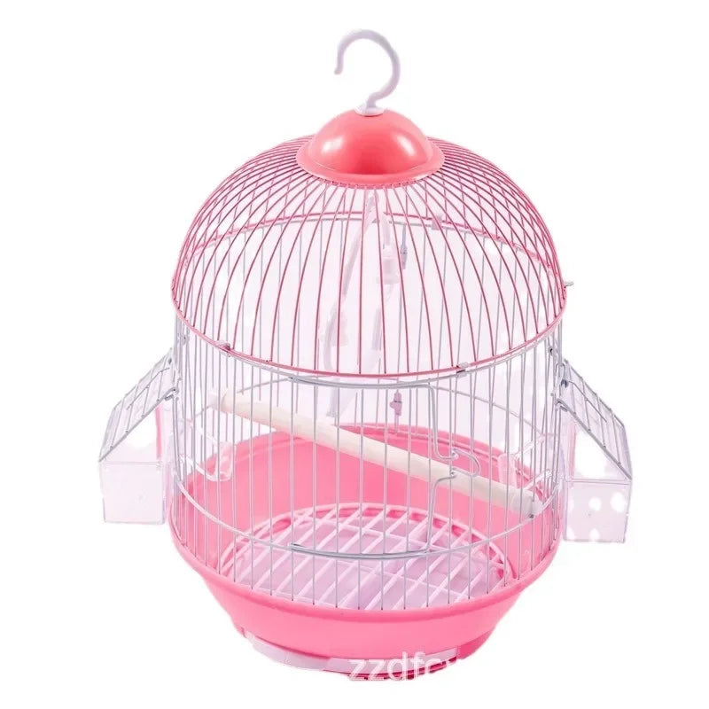 Mini Spherical ShapeBirdcage Standing Ornamental BirdCage Easy To Clean Breeding Bird Flight Cage Home Crate Parrot Nest