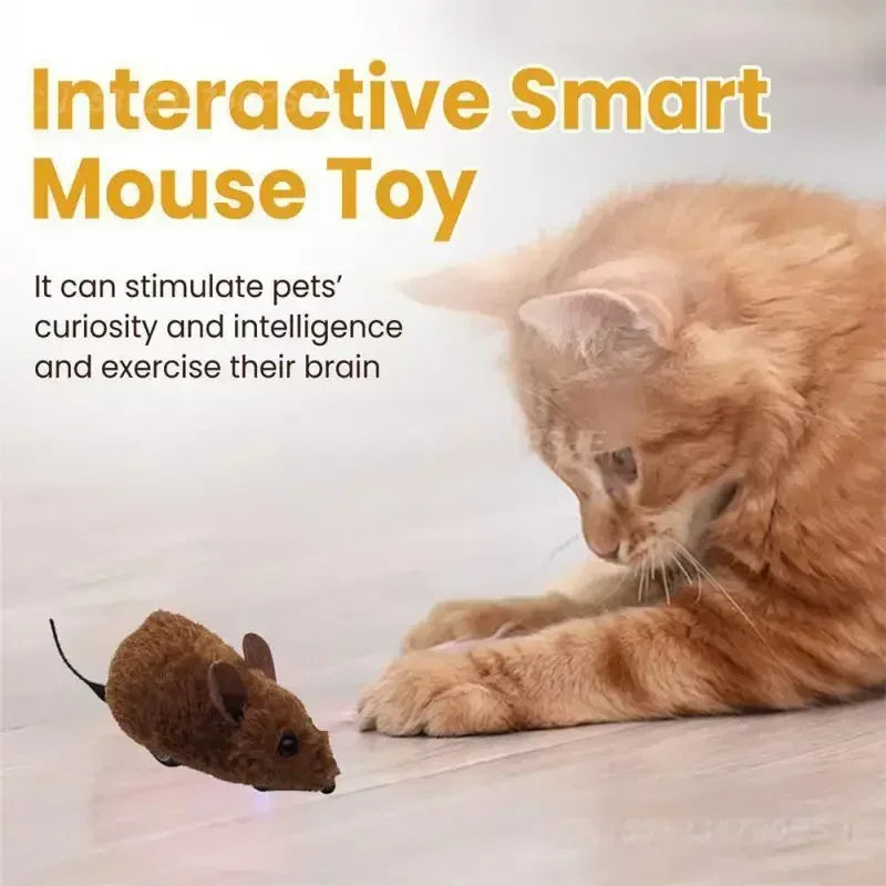 Mouse Toy Plush Simulation Sound-Making Cat  Boredom Relief Amusement Chew Toy