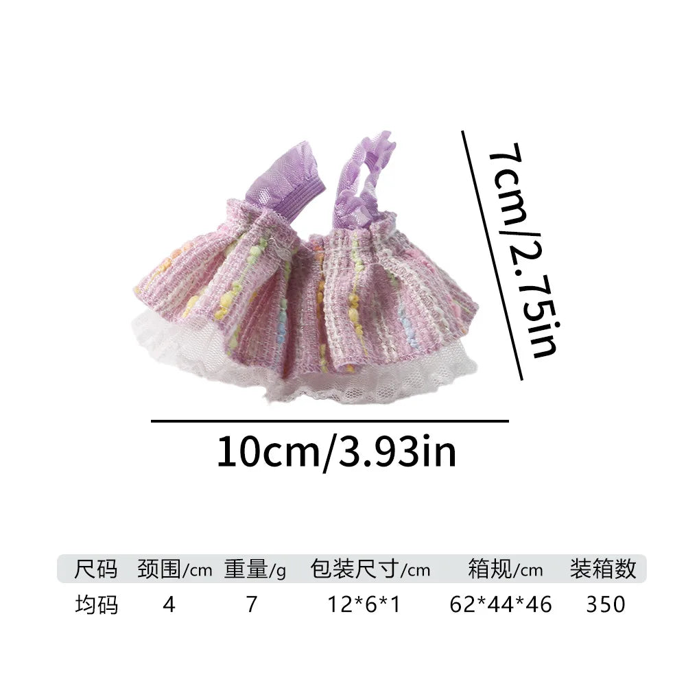 Lovely Handmade Mini Hamster Dress Princess Skirt Bow Coat for Small Pets Soft Coat for Ferrets Hamsters Guinea Pigs