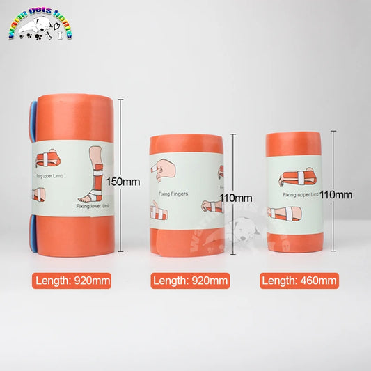 SAM Splint Roll Emergency Fracture Splint for Humans And Animals Orange Veterinary Consumable Rescue Essential