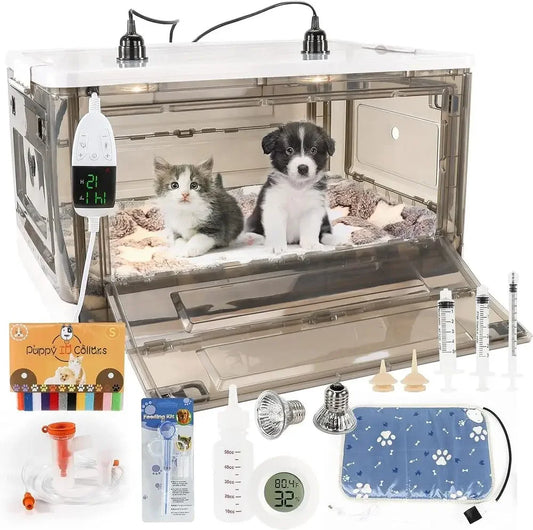 Puppy Incubator Incubator heating for Newborn Puppies and Kittens