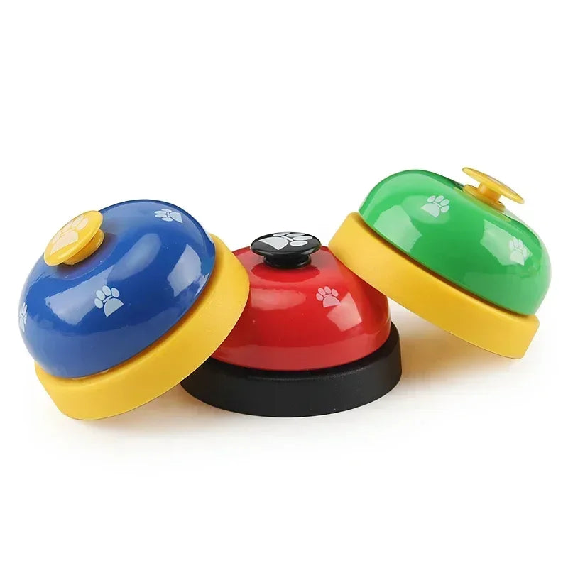 Interactive Dinner Bell Ring Toy for Small Dogs - Fun Training & Playtime for Teddy Puppies