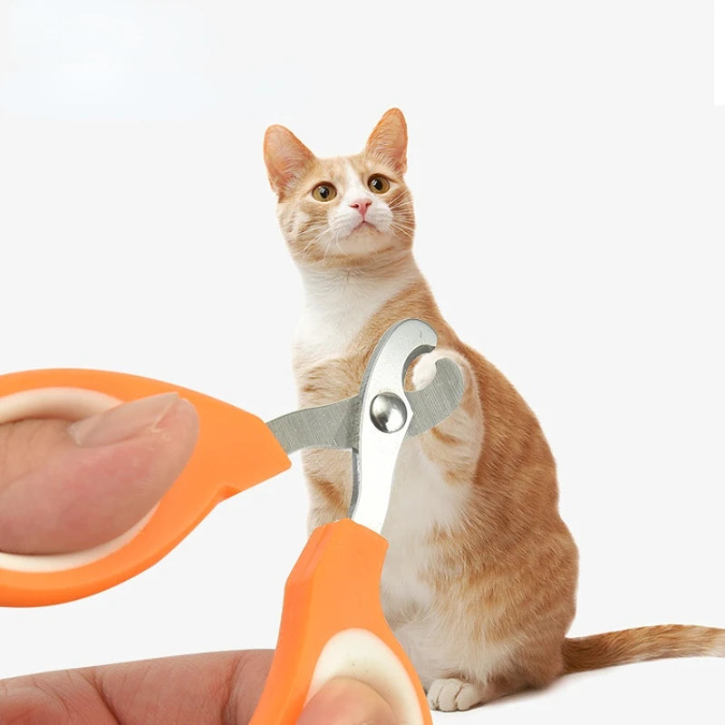 Pet Cat Dog Nail Clipper Stainless Steel Nail Grooming Scissor Claw Nail Cutter Supplies for Professionals Dog Nail Trimmer