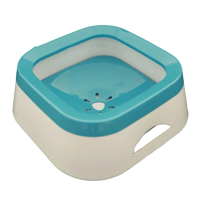 1L Anti-Splash Dog Water Bowl Large Capacity Pet Drinking Bowls for Puppy Cat Plastic Waterer Pet Accessories