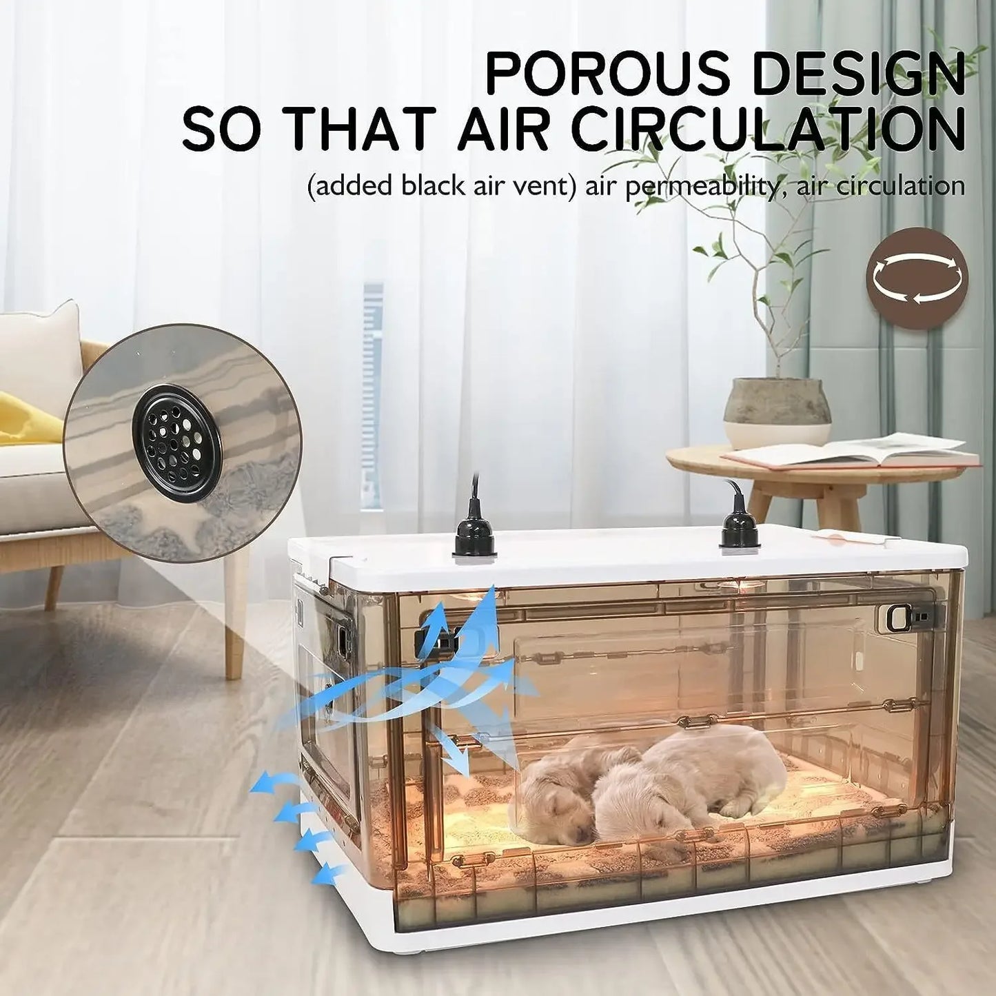 Puppy Incubator Incubator heating for Newborn Puppies and Kittens