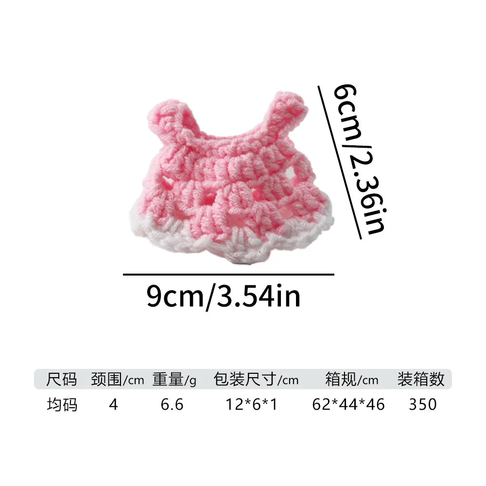 Lovely Handmade Mini Hamster Dress Princess Skirt Bow Coat for Small Pets Soft Coat for Ferrets Hamsters Guinea Pigs