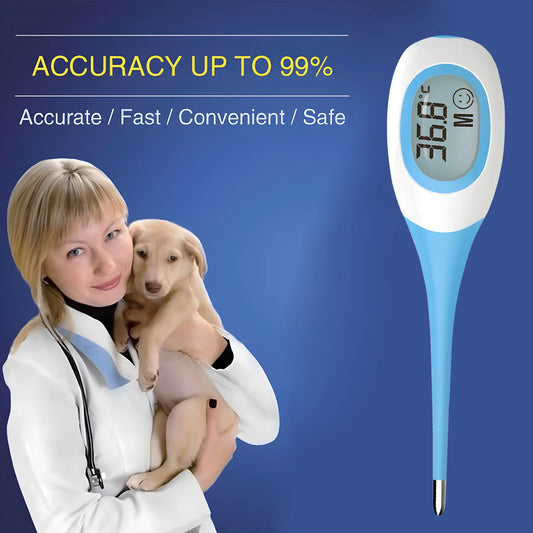 Professional LED Electronic Safe Wet Dry  Veterinary Thermometer