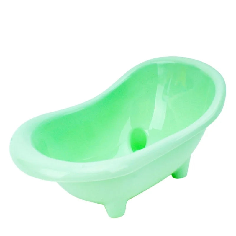 Pet Mouse Bathing Plastic Bathtub  Toy Rat Cage