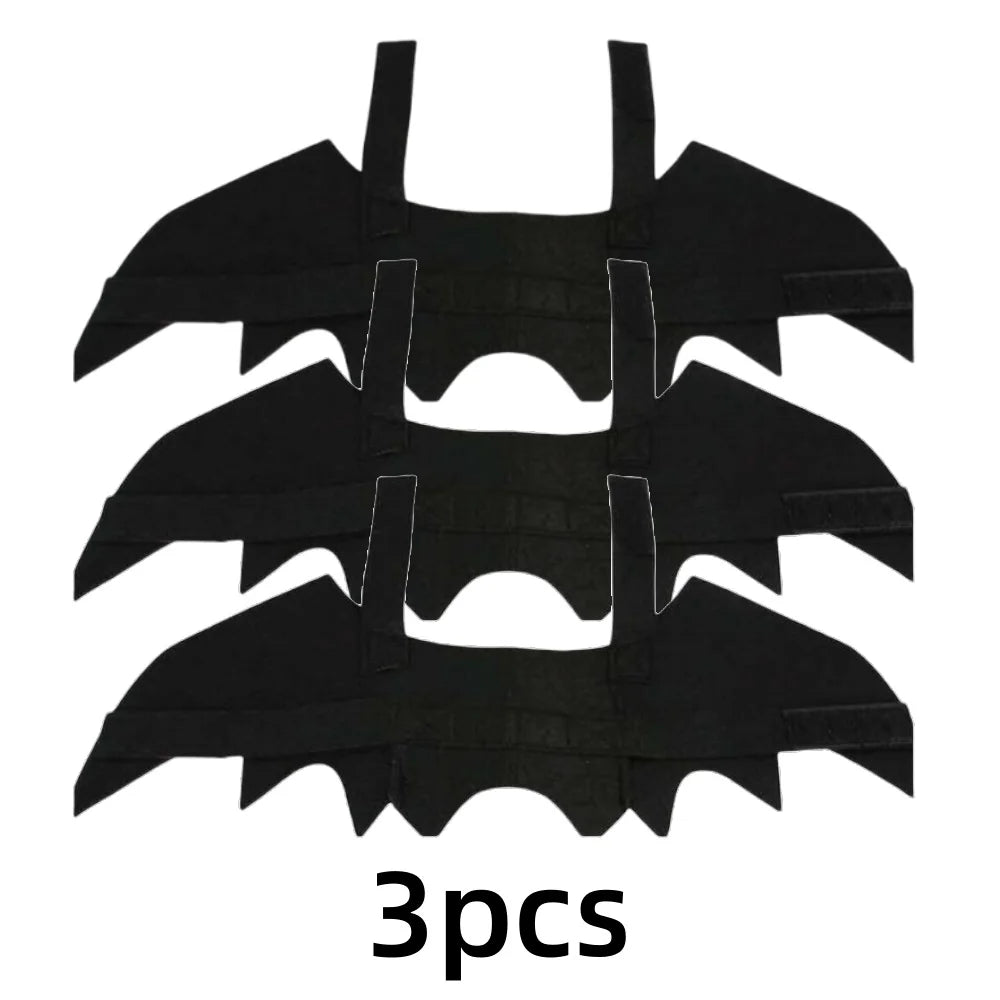 1/3pcs Adjustable Black Cat Bat Wings Costume Halloween Pet Accessory for Cats & Small Dogs Festive Dress-Up Fun Cosplay Access