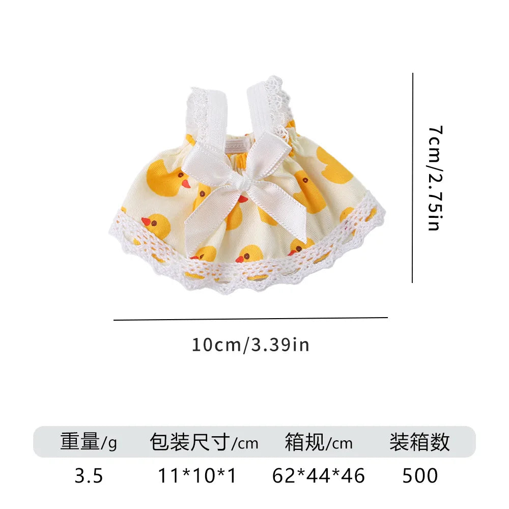 Lovely Handmade Mini Hamster Dress Princess Skirt Bow Coat for Small Pets Soft Coat for Ferrets Hamsters Guinea Pigs