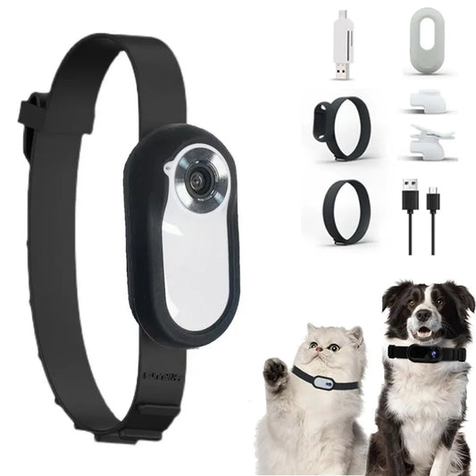 Pet mobile camera collar is small and convenient to carry for dogs