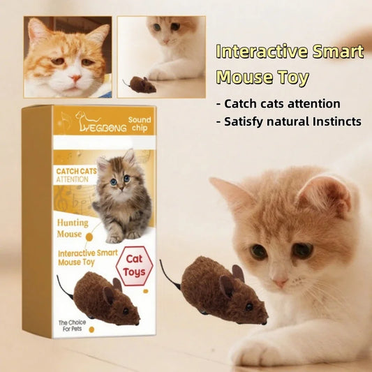 Mouse Toy Plush Simulation Sound-Making Cat  Boredom Relief Amusement Chew Toy