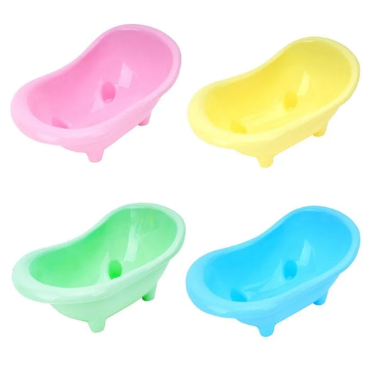 Pet Mouse Bathing Plastic Bathtub  Toy Rat Cage