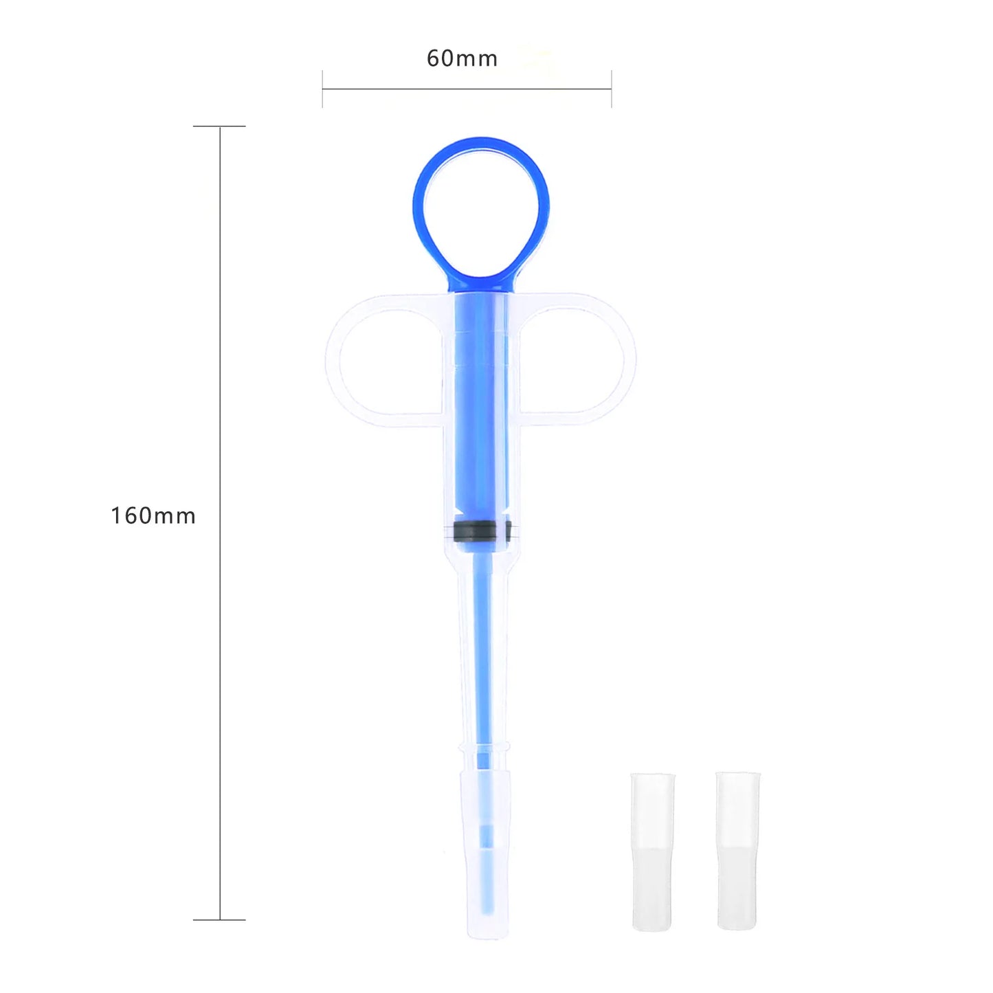 Pet Pill Plunger Popper for Small Cat and Dog Soft Tipped Injection Pusher for Animal Pills Liquid Capsule Medicine Feeding Tool