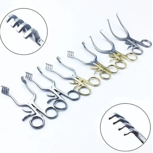 Stainless Steel Weitlaner Self-Retaining Retractor Round tip/Blunt tip Veterinary Surgical Instruments