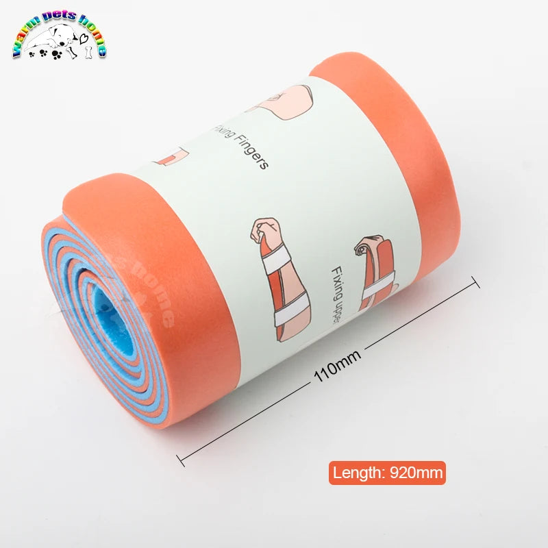 SAM Splint Roll Emergency Fracture Splint for Humans And Animals Orange Veterinary Consumable Rescue Essential
