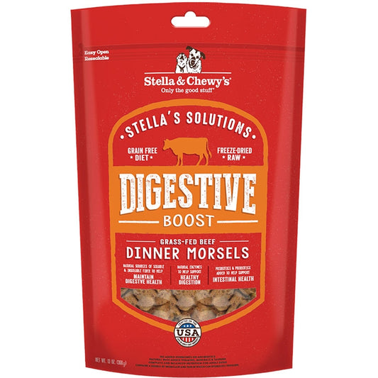 Stella & Chewys Dog Solutions Digestive Boost Beef 13oz new