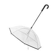 Transparent Dog Umbrella with Traction Chain