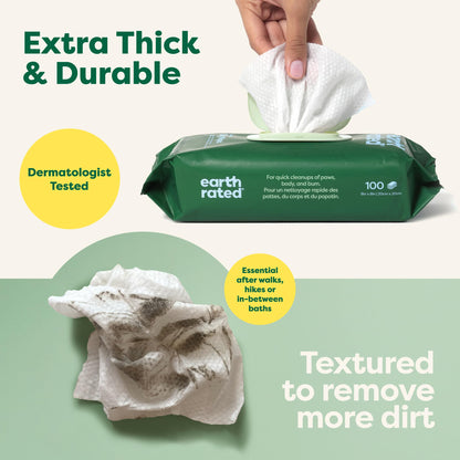 Earth Rated Pet Ear Wipes for Dogs & Cats in Canada