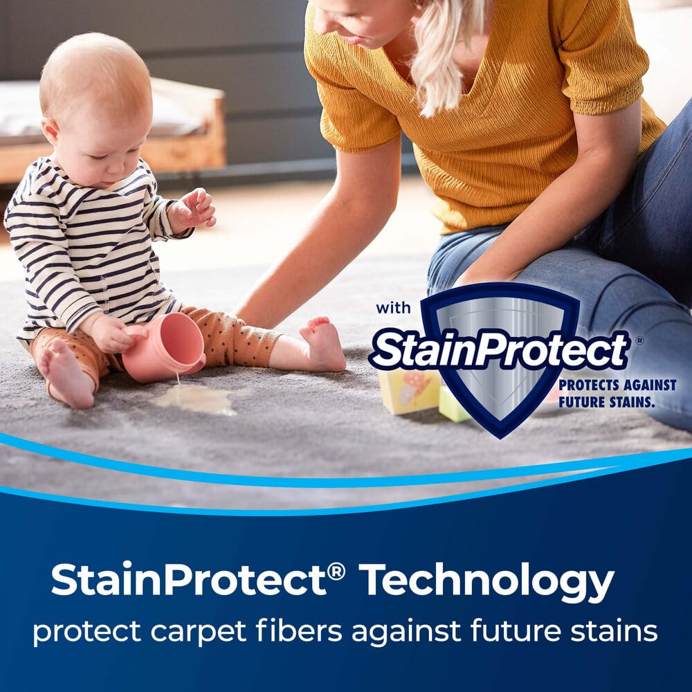 BISSELL Professional Pet Spot & Stain + OXY Formula for Portable Carpet and Upholstery Cleaners, Car and Auto Detailer, Solution for Little Green & SpotClean Machines (32 oz), 2034C