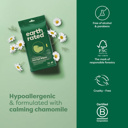 Earth Rated Pet Ear Wipes for Dogs & Cats in Canada