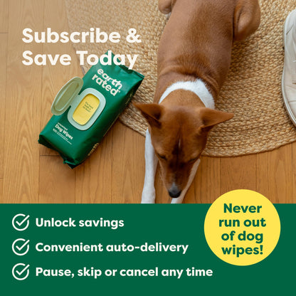 Earth Rated Pet Ear Wipes for Dogs & Cats in Canada