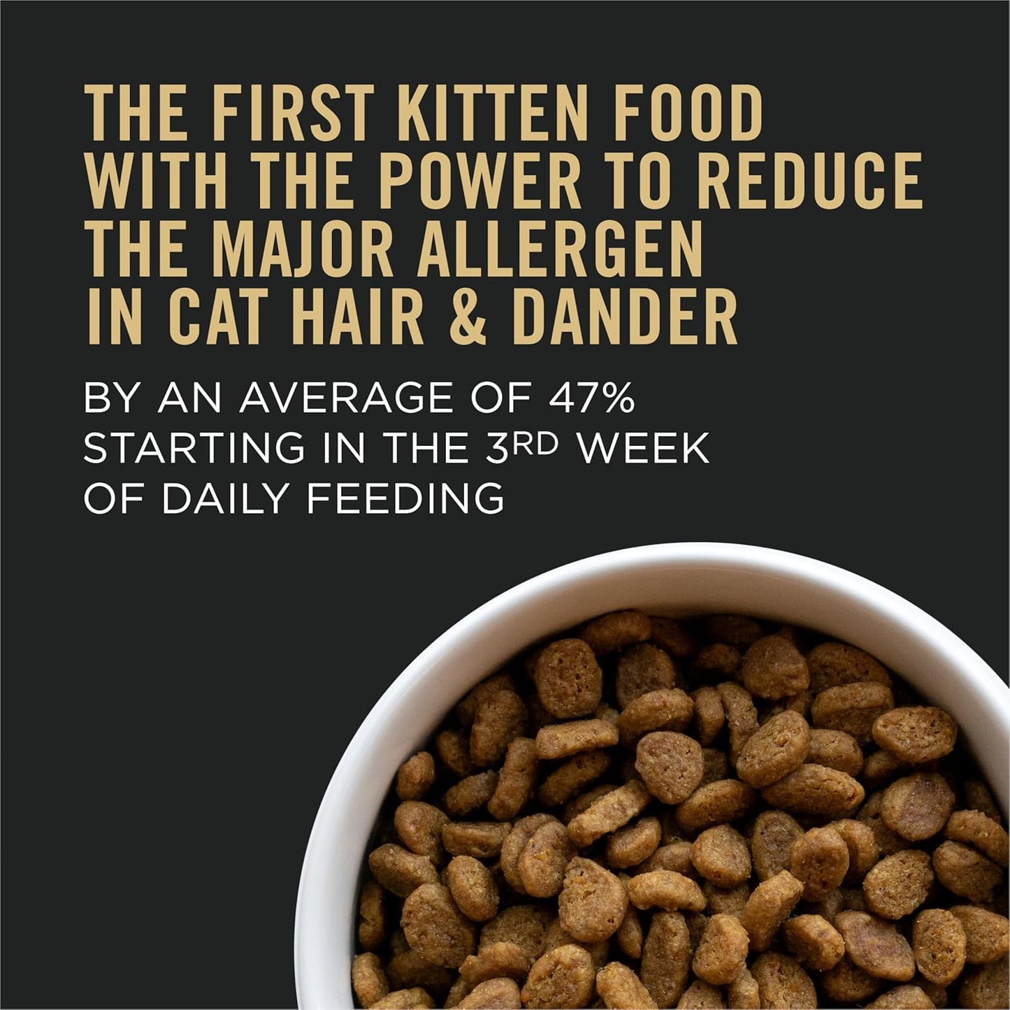 Purina Pro Plan LiveClear Allergen Reducing Dry Kitten Food, Chicken & Rice - 1.45 kg Bag