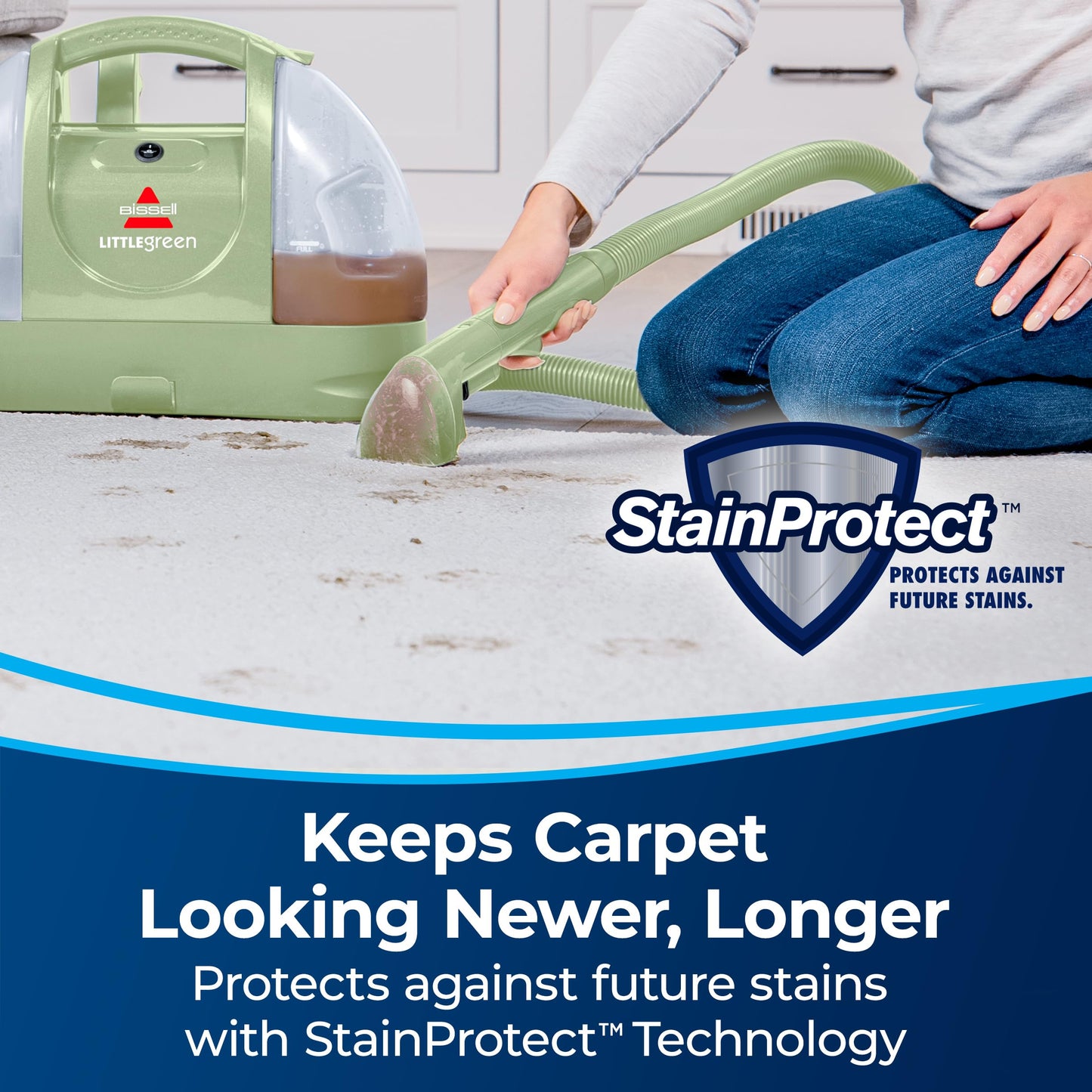 BISSELL Professional Pet Spot & Stain + OXY Formula for Portable Carpet and Upholstery Cleaners, Car and Auto Detailer, Solution for Little Green & SpotClean Machines (32 oz), 2034C