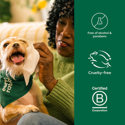 Earth Rated Pet Ear Wipes for Dogs & Cats in Canada