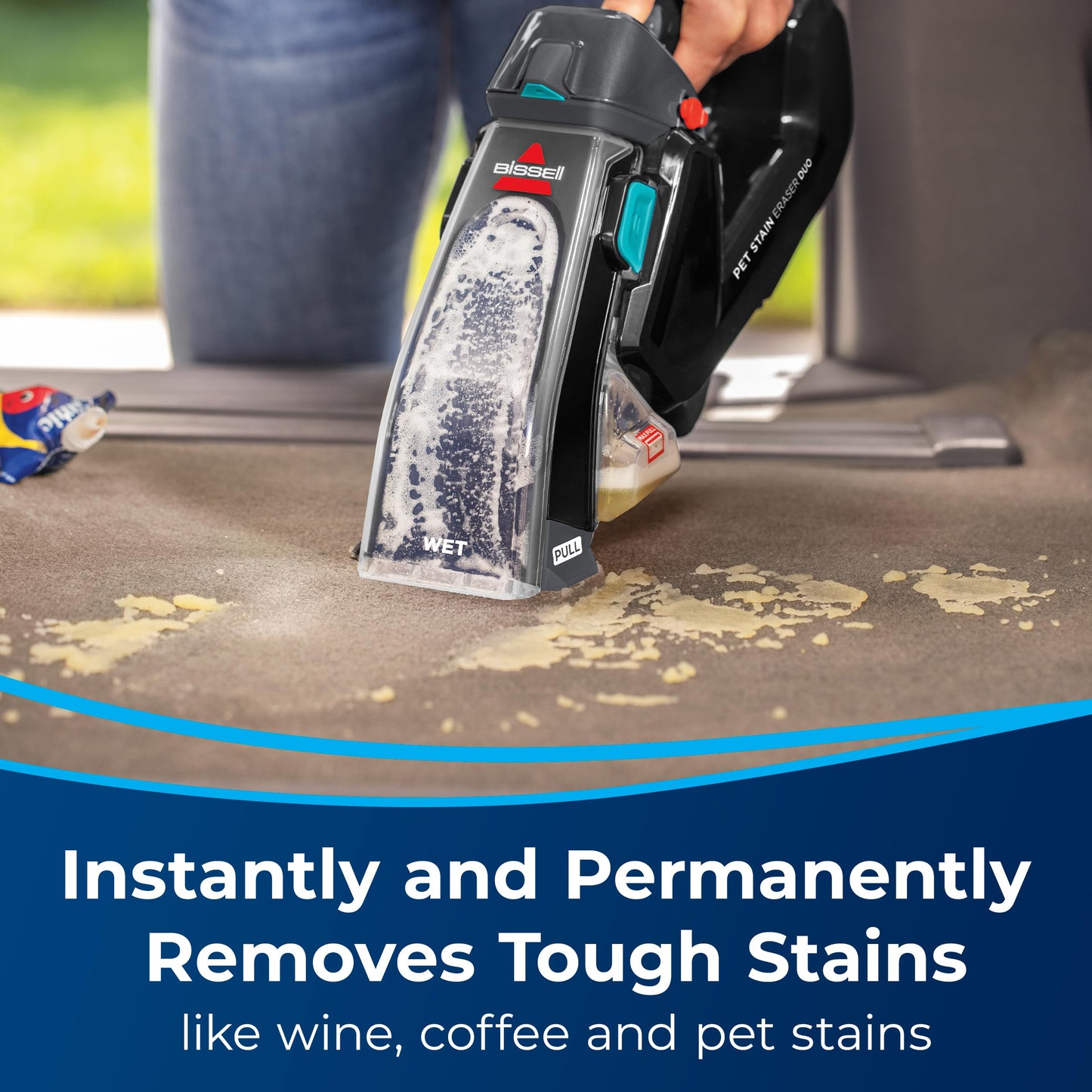 BISSELL Professional Pet Spot & Stain + OXY Formula for Portable Carpet and Upholstery Cleaners, Car and Auto Detailer, Solution for Little Green & SpotClean Machines (32 oz), 2034C