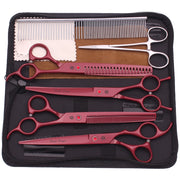 Stainless Steel Curved Grooming Scissors for Dogs