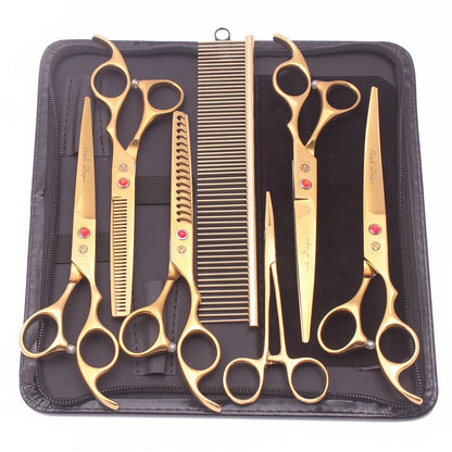 Stainless Steel Pet Grooming Scissors set for  Dogs