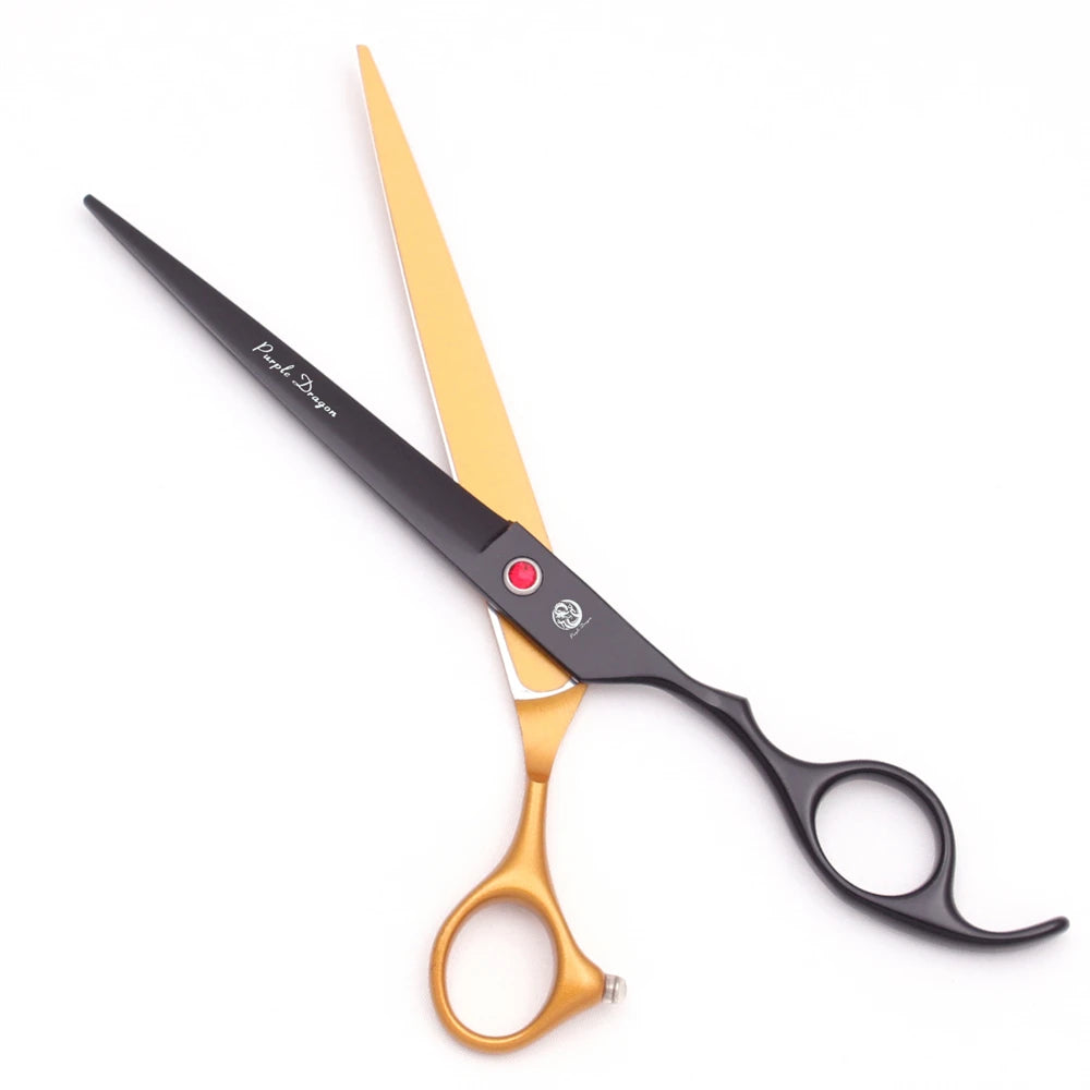 7.5\" Stainless Steel Dog Grooming Scissors Pet Chunker Thinning Shears Hairdressing Curve Scissors Z3088