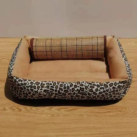 Winter Warm Pet's Kennels Washable Dog Net Bed House Four Seasons Medium Small Dog Sofa Bed Cushion Pet Supplies