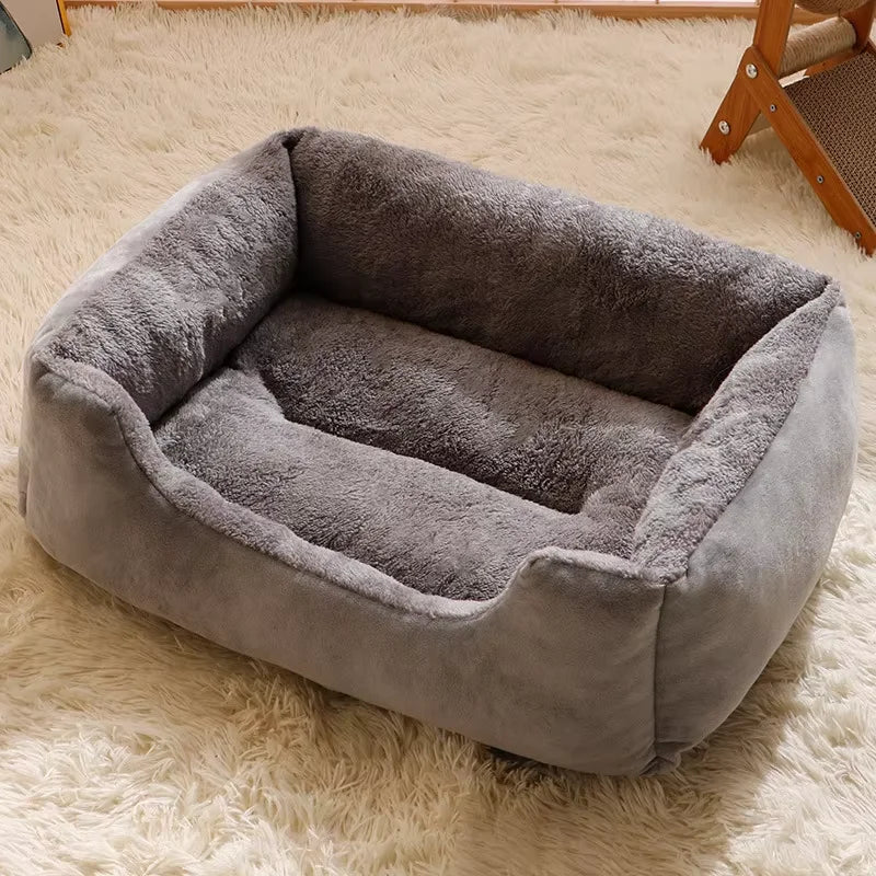 Warm Washable Cat And Dog House Bite-Proof Plush Bed for Small to Medium Dogs Breathable All-Year round Pet Nest
