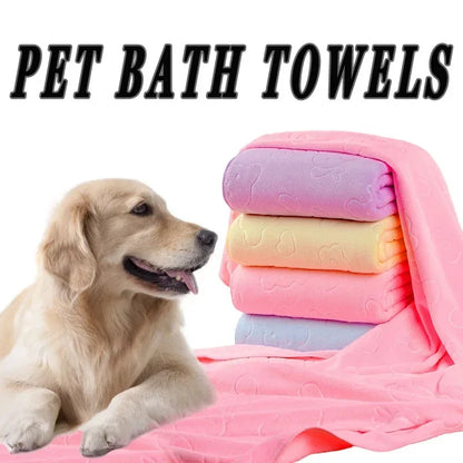 Soft Fiber Quick Drying Dog and Cat Towels