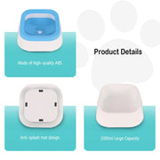 Anti-Splash Dog Water Bowl Large Capacity