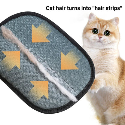 Pet Grooming Gloves Static Dedusting Brush for dog | cat hair