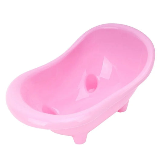 Pet Mouse Bathing Plastic Bathtub  Toy Rat Cage