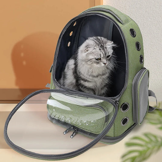 Transparent Breathable Travel Backpack for Cats | Dogs
