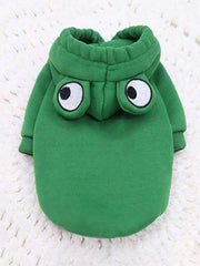 Green Frog Pet Sweater for Small to Medium Dogs