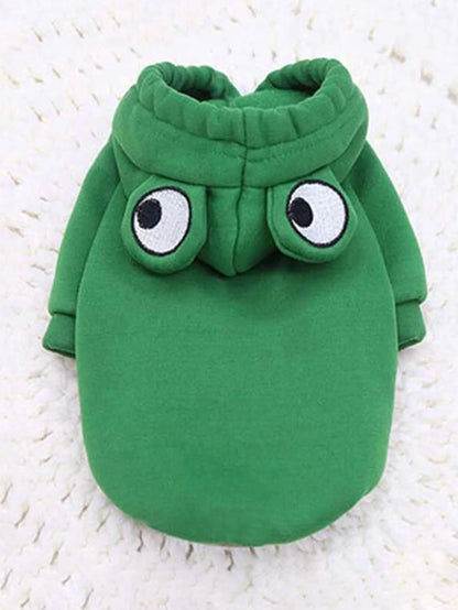 Green Frog Pet Sweater for Small to Medium Dogs