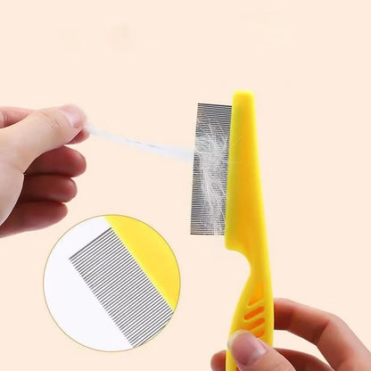 Pet Hair Shedding Stainless Steel Flea Comb
