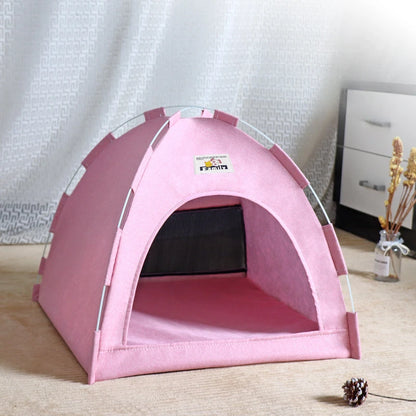 Universal Four Seasons house Pet Tent with Cool Mat for Cats | Dogs