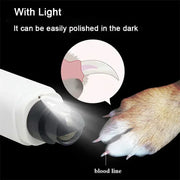 Electric Rechargeable Dog Nail Clippers & Grinder