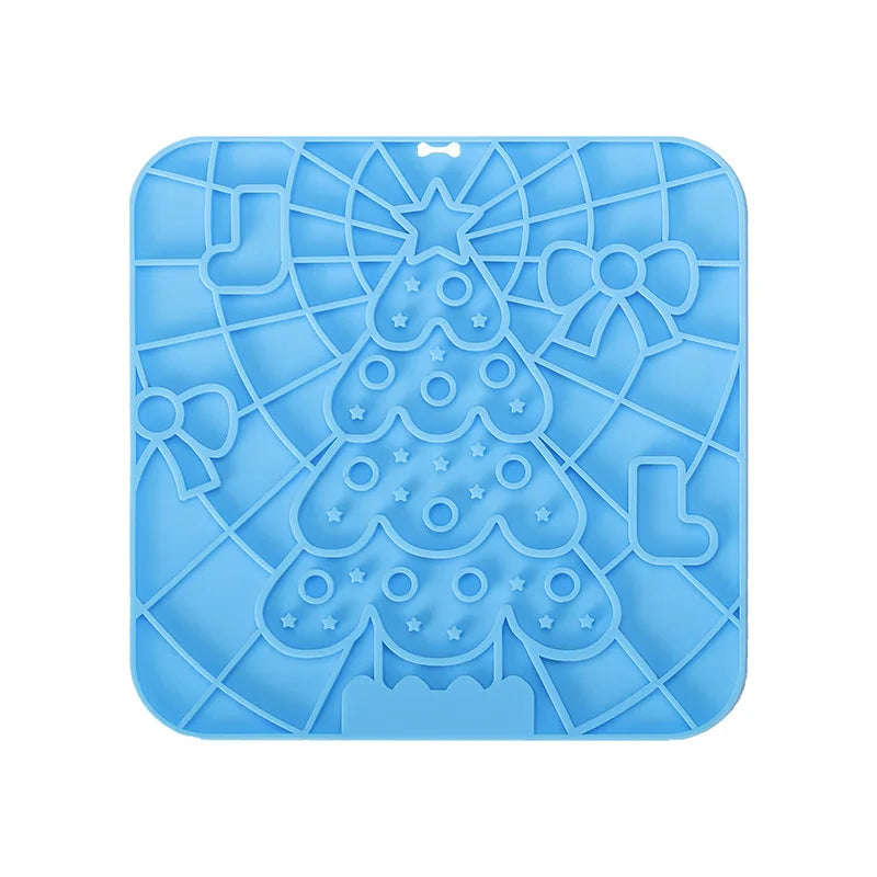 Pet Lick Silicone Mat Slow Food Plate for Dogs Bathing Distraction Dog Sucker Feeder Supplies Training Bowl Universal Plastic