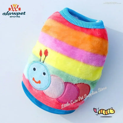 Warm Flannel Dog Vest Winter Jacket for Small Dogs And Cats